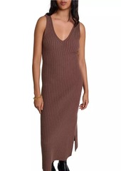 Maje 2-in-1 Wool Maxi Dress