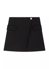 Maje Asymmetric Wrap Skirt