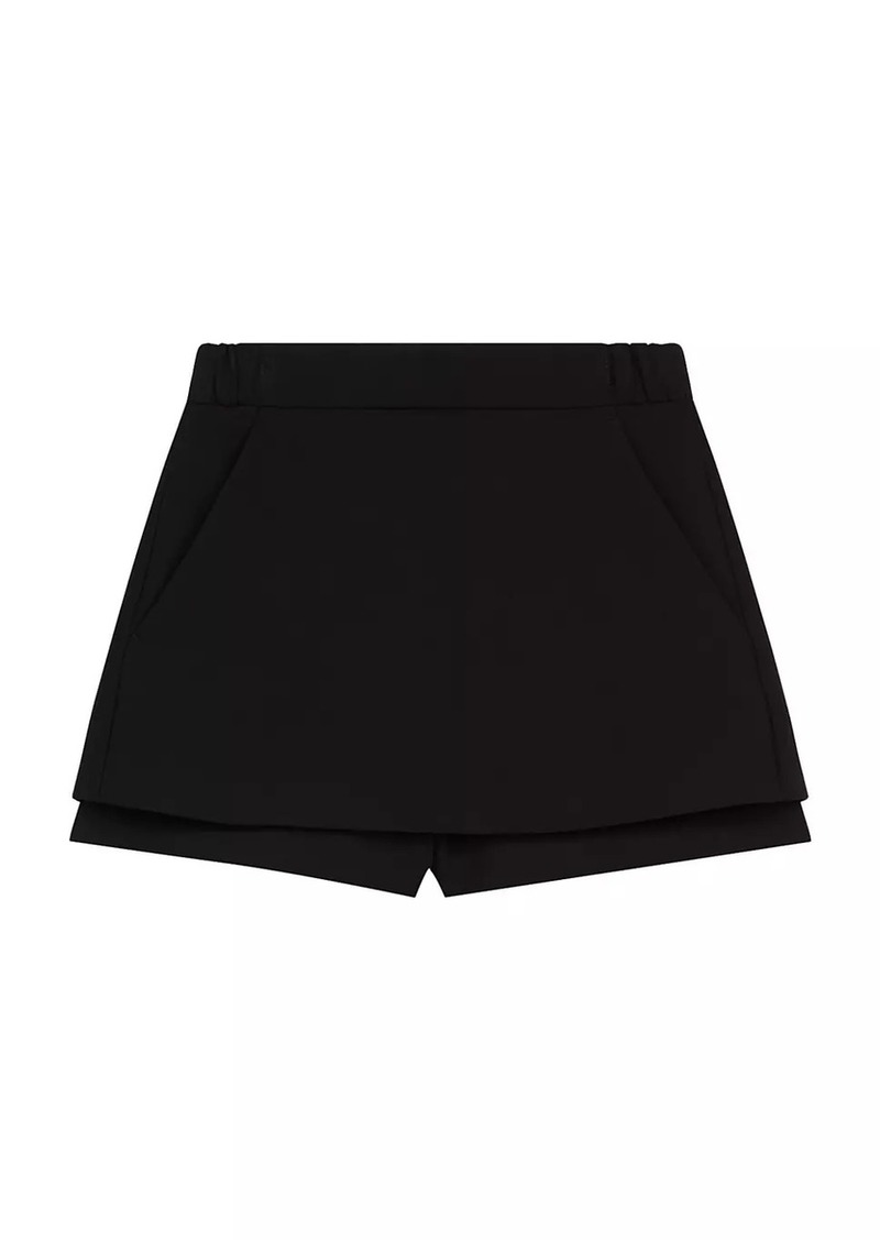 Maje Crepe Skirt Shorts