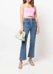 Maje cropped flared jeans