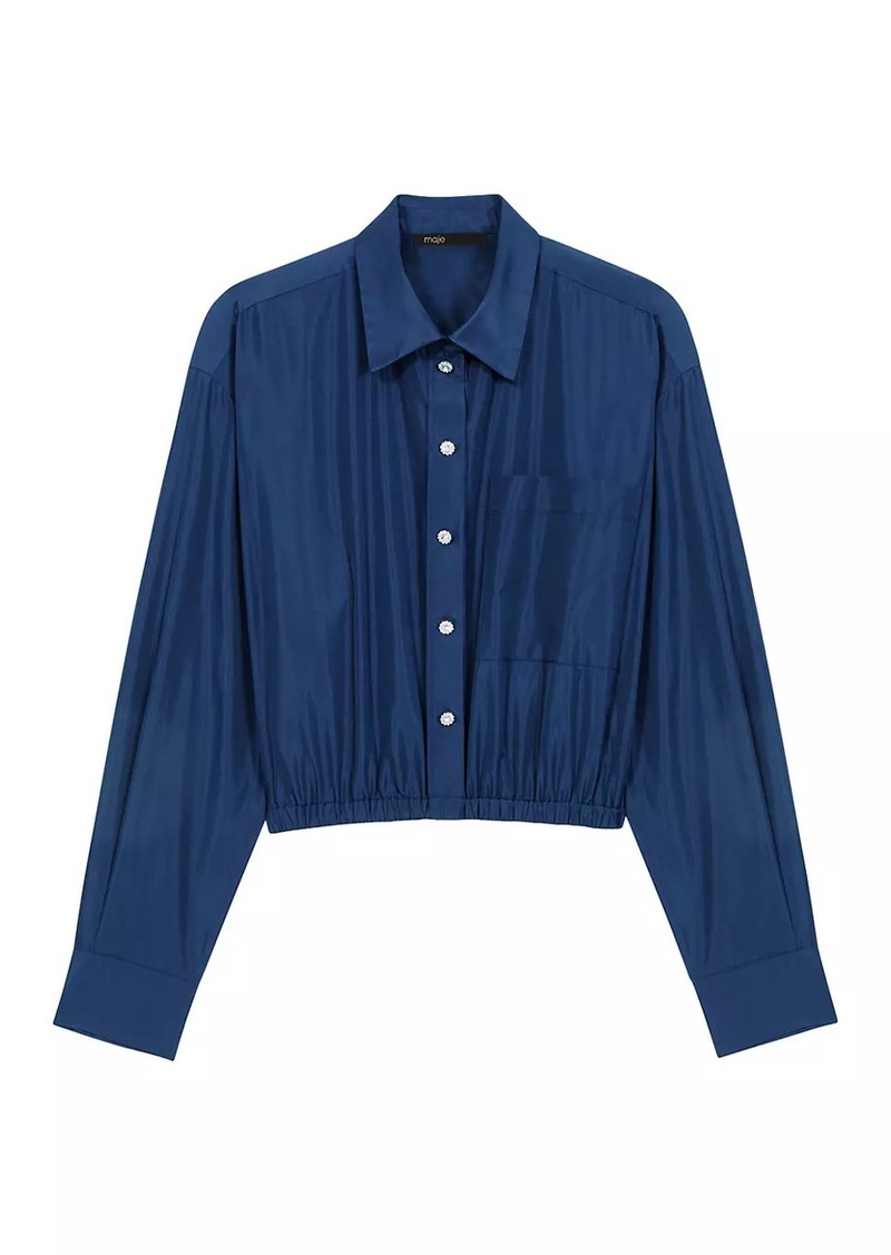 Maje Cropped Shirt