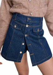 Maje Denim Skort