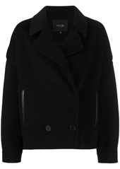 Maje double-breasted wool-blend jacket