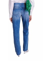 Maje Embroidered Jeans