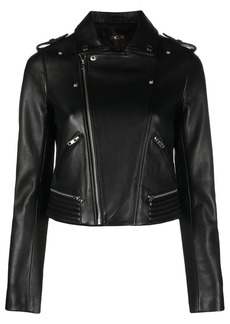 Maje leather biker jacket