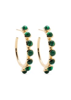 Maje gemstone-embellished hoop earrings