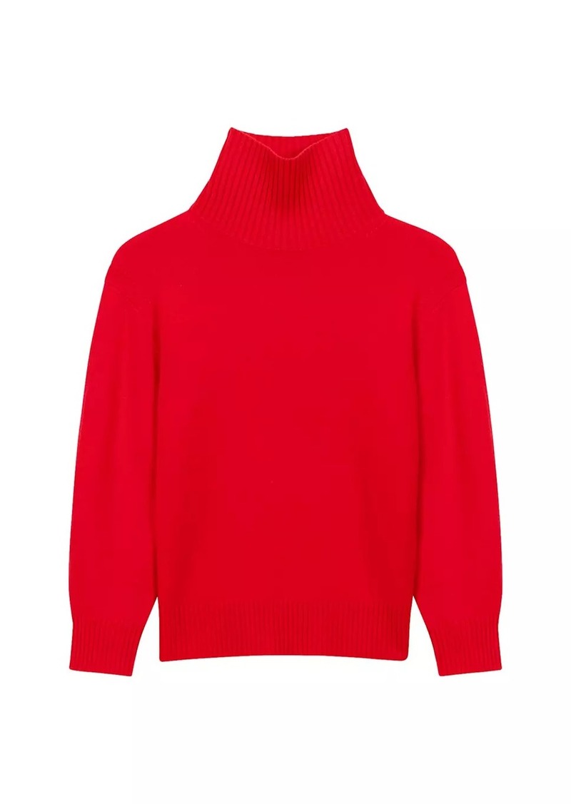 Maje High-Neck Cashmere Jumper