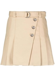 Maje high-rise pleated miniskirt