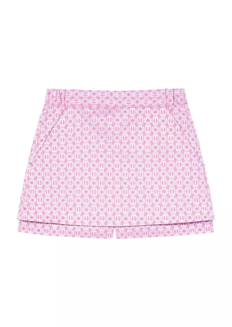 Maje Jacquard Skirt Effect Shorts
