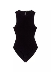 Maje Knit Cutaway Bodysuit