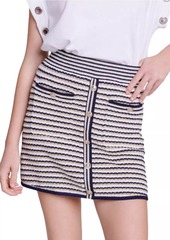 Maje Knit Mini Skirt