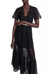 Maje Lace Maxi Dress