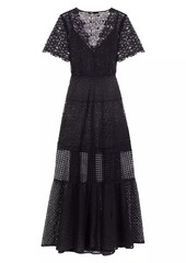 Maje Lace Maxi Dress