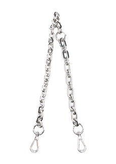 Maje logo-engraved chain-link shoulder strap