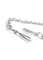 Maje logo-engraved chain-link shoulder strap