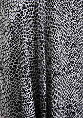 Maje - Cutout ruched cupro-twill maxi dress - Black - FR 34