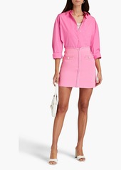 Maje - Embellished knitted mini skirt - Pink - FR 42