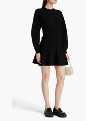 Maje - Knitted mini dress - Black - FR 38