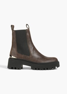 Maje - Leather chelsea boots - Brown - EU 41