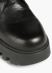 Maje - Leather combat boots - Black - EU 40