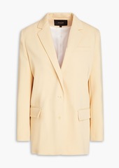 Maje - Lyocell-blend twill blazer - Yellow - FR 36