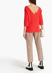 Maje - Ribbed cashmere sweater - Orange - 0