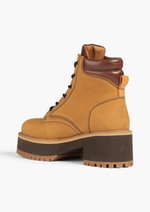 Maje - Nubuck combat boots - Brown - EU 36