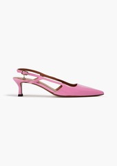 Maje - Patent-leather slingback pumps - Pink - EU 40