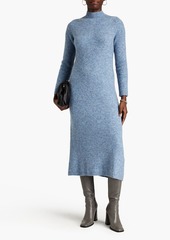 Maje - Ribbed-knit midi dress - Blue - FR 38