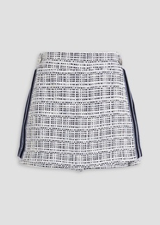 Maje - Skirt-effect tweed shorts - Blue - FR 42