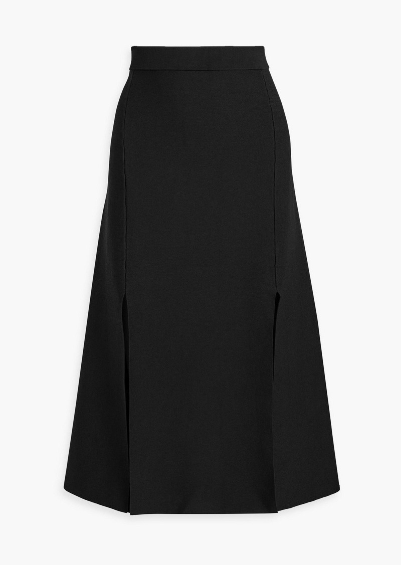 Maje - Stretch-knit midi skirt - Black - FR 38