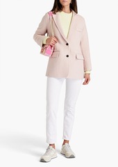Maje - Wool-blend felt coat - Pink - FR 40