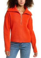 Maje 1/2-Zip Wool-Blend Sweater