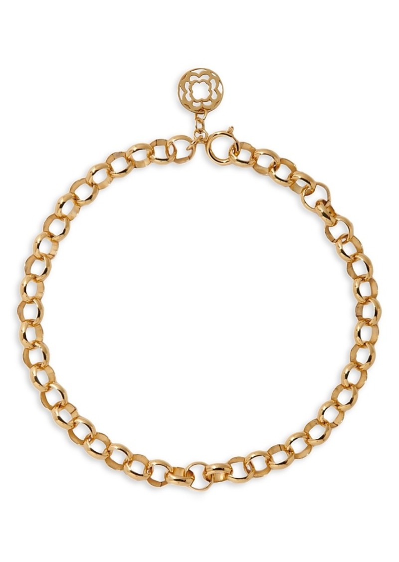 Maje Clover Medallion Chunky Collar Necklace, 16