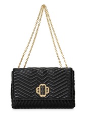 Maje Clover Quilted Leather Chain Bag
