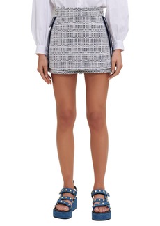 maje Iole Miniskirt in Blue at Nordstrom