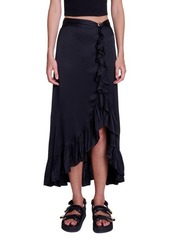 maje Juponita Asymmetric Maxi Skirt