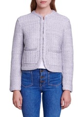 maje Mabrille Sequin Tweed Jacket