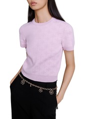 Maje Minthe Jacquard Sweater