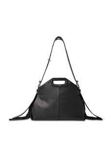 Maje Miss M Medium Leather Handbag