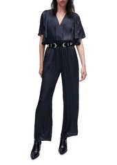 Maje Pachela Flutter Sleeve Jumpsuit