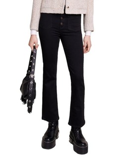 maje Passion Exposed Button Fly Ankle Jeans