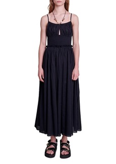 Maje Raza Sleeveless Maxi Dress