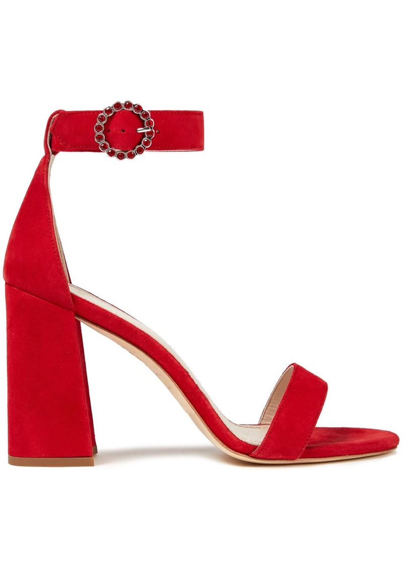 Maje - Suede sandals - Red - EU 40