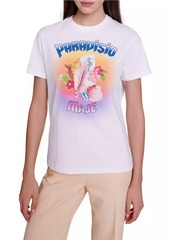 Maje Paradisio Printed T-Shirt