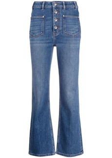Maje high-waisted flared jeans