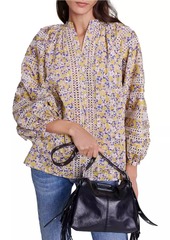 Maje Patterned Embroidered Blouse