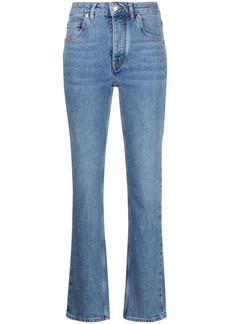Maje mide-rise straight-leg jeans