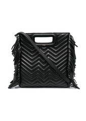 Maje M quilted leather bag
