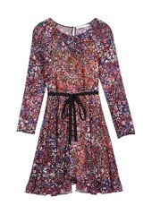 Maje Relana Silk Floral Mini Dress